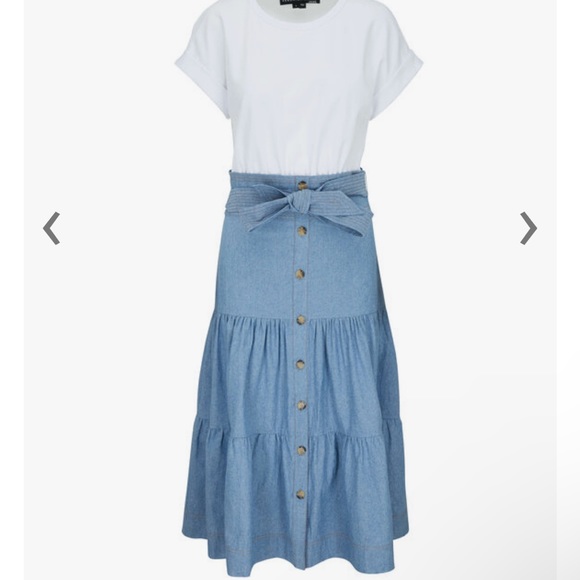 Veronica Breard Jean Dress. - Picture 3 of 11